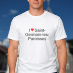 T-shirt I love Saint-Germain-les-Paroisses porté