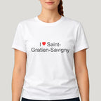 T-shirt I love Saint-Gratien-Savigny