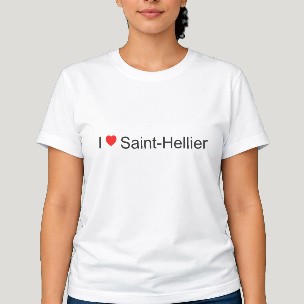 T-shirt I love Saint-Hellier