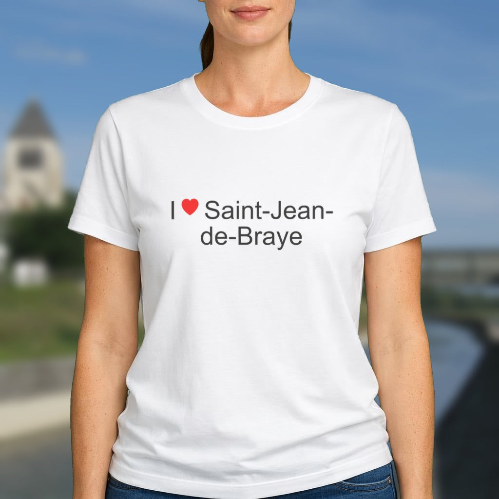 T-shirt I love Saint-Jean-de-Braye porté