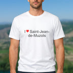 T-shirt I love Saint-Jean-de-Muzols porté