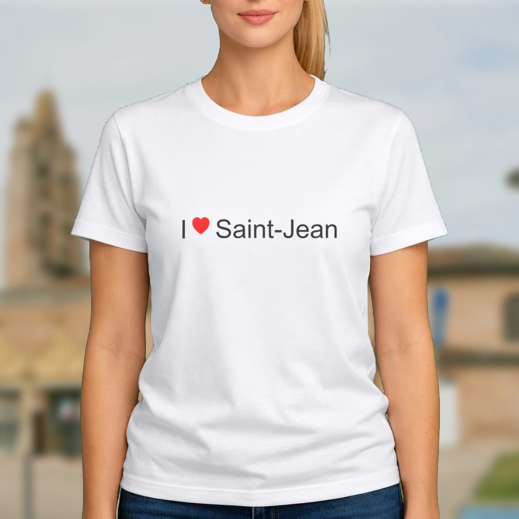 T-shirt I love Saint-Jean