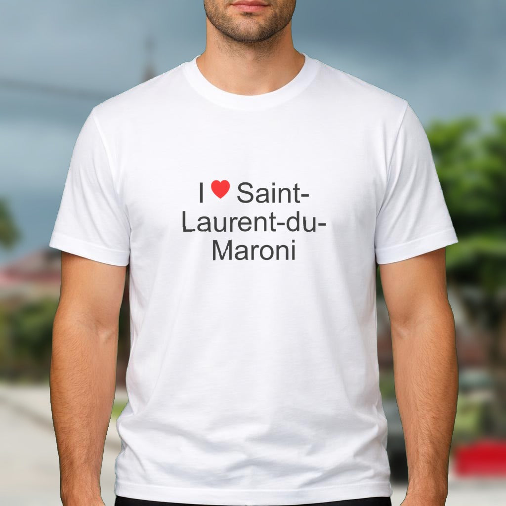 T-shirt I love Saint-Laurent-du-Maroni