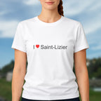 T-shirt I love Saint-Lizier porté