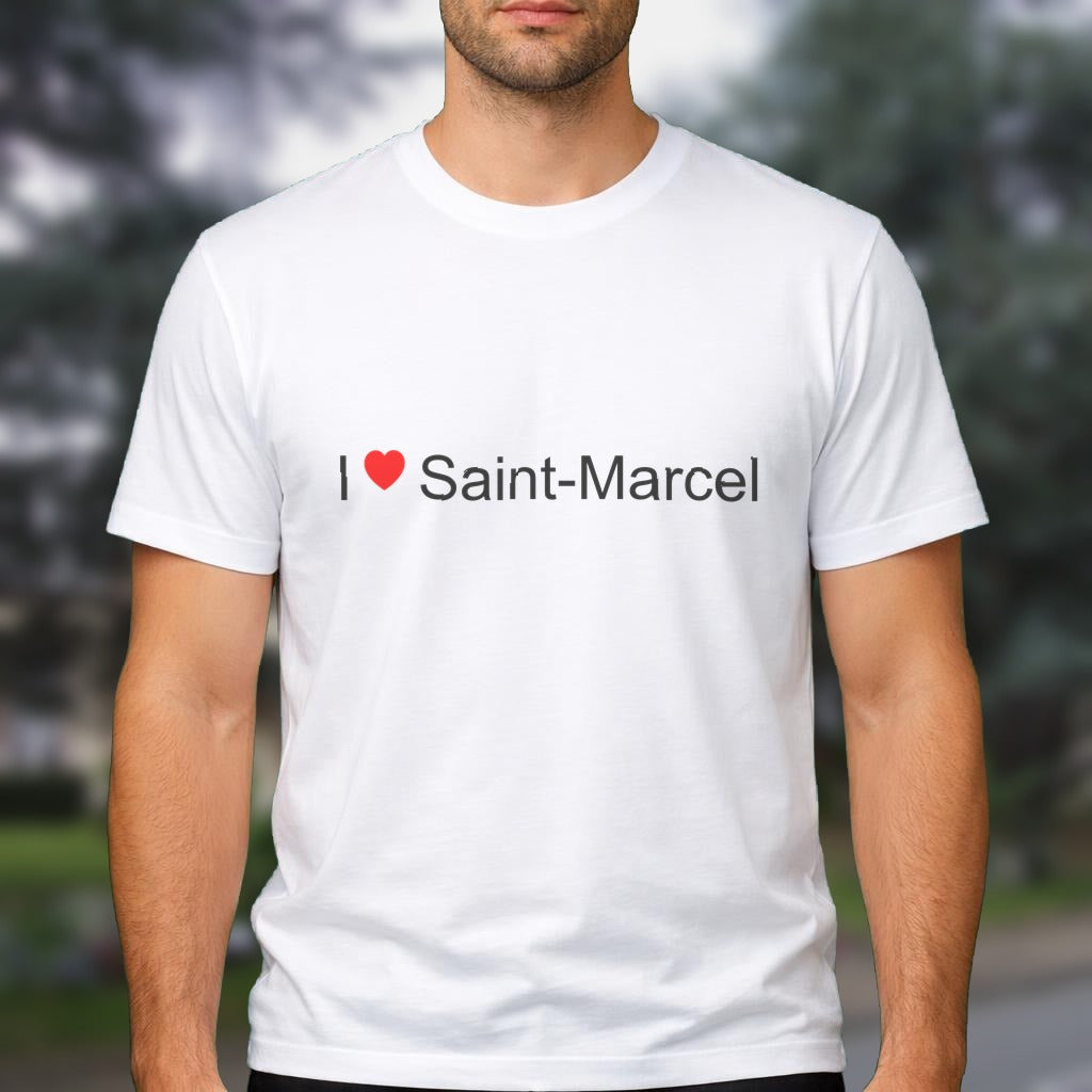 T-shirt I love Saint-Marcel (27)