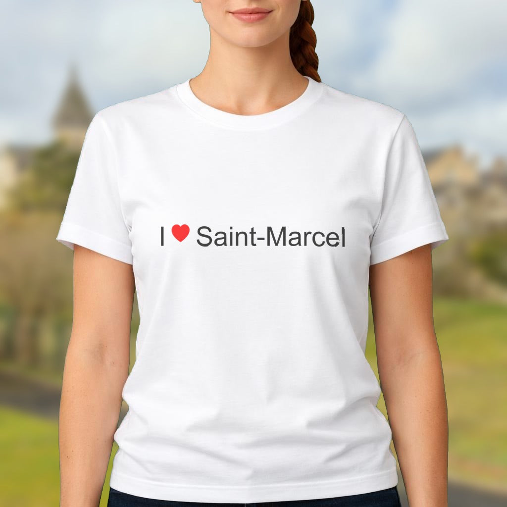 T-shirt I love Saint-Marcel (36)