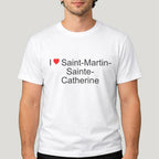 T-shirt I love Saint-Martin-Sainte-Catherine