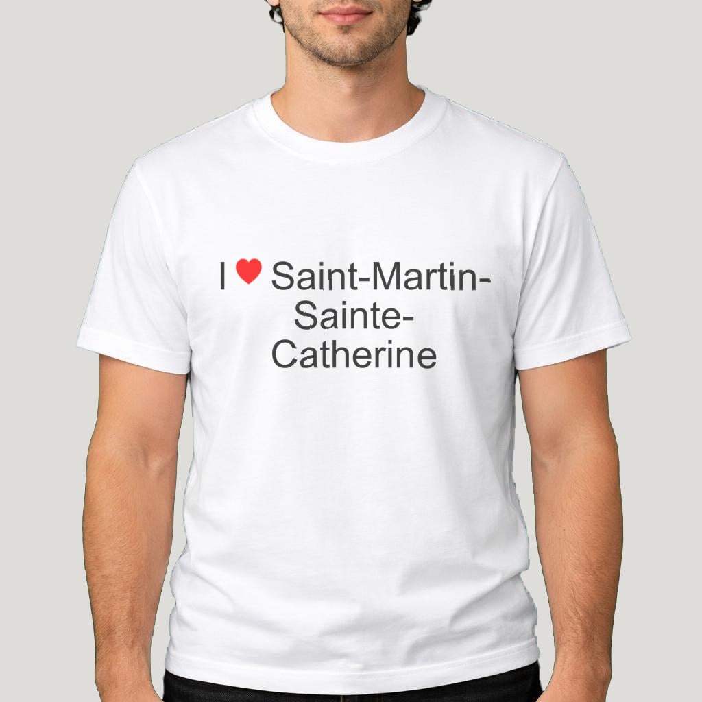 T-shirt I love Saint-Martin-Sainte-Catherine