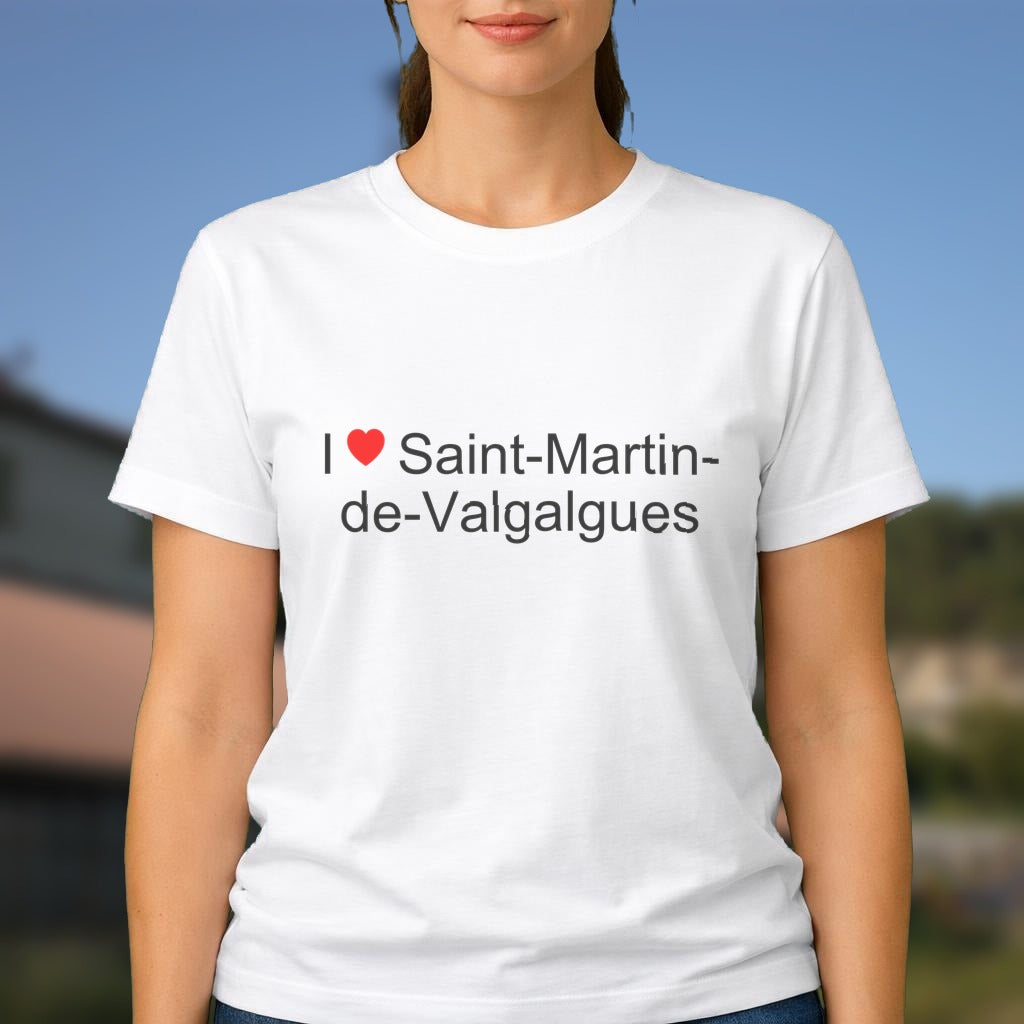 T-shirt I love Saint-Martin-de-Valgalgues