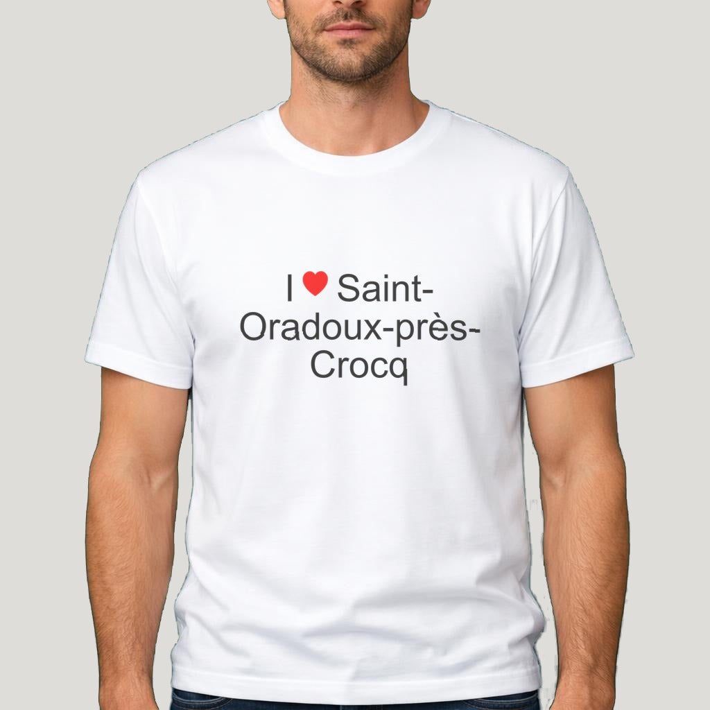 T-shirt I love Saint-Oradoux-près-Crocq