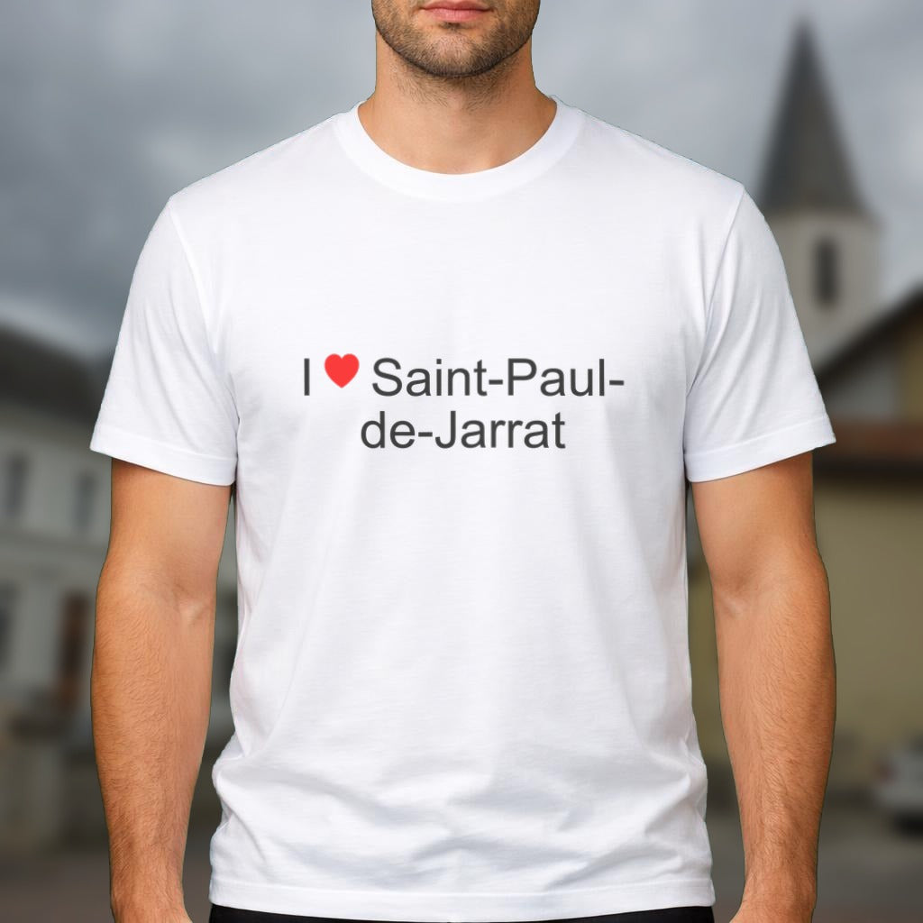 T-shirt I love Saint-Paul-de-Jarrat porté