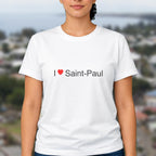 T-shirt I love Saint-Paul