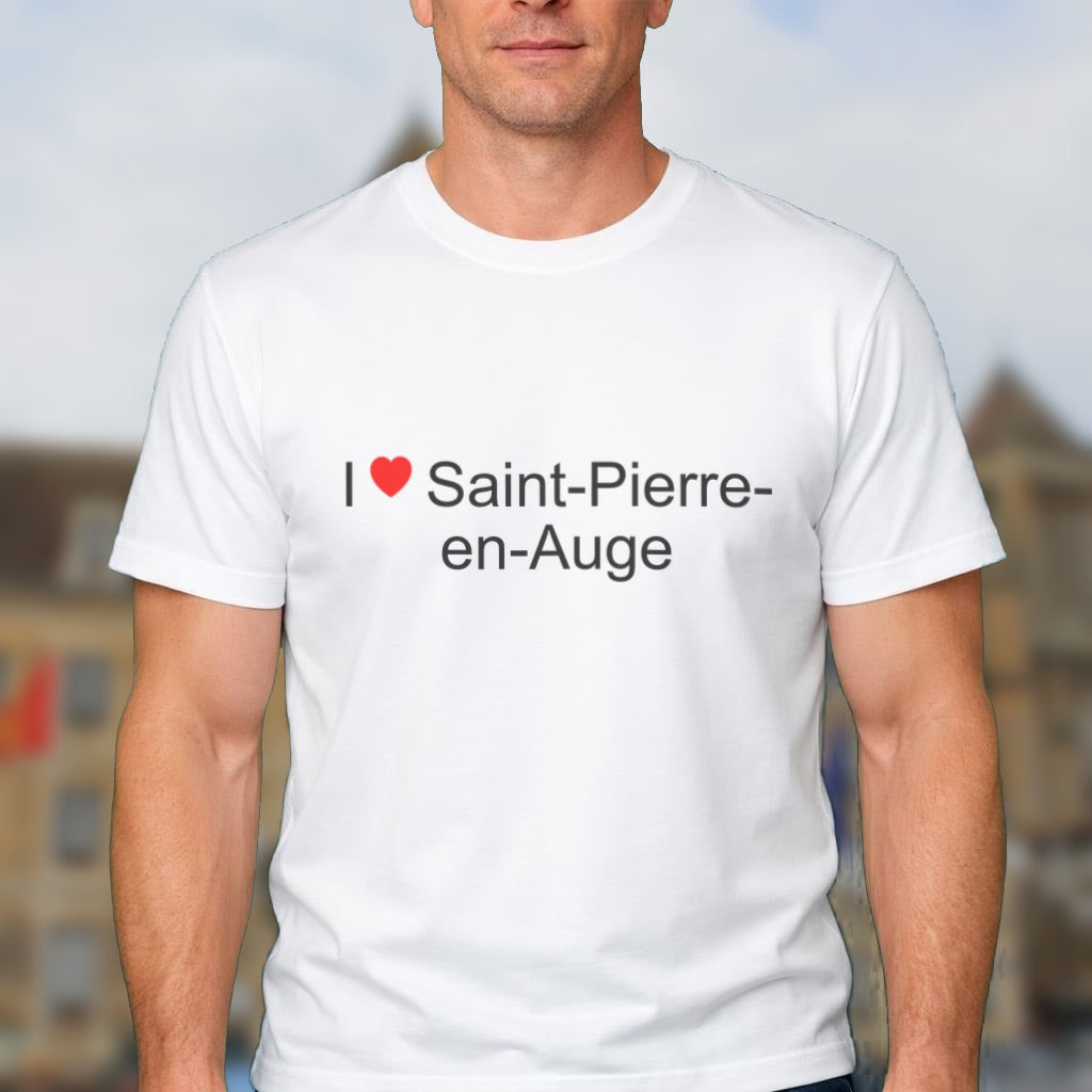 T-shirt I love Saint-Pierre-en-Auge porté