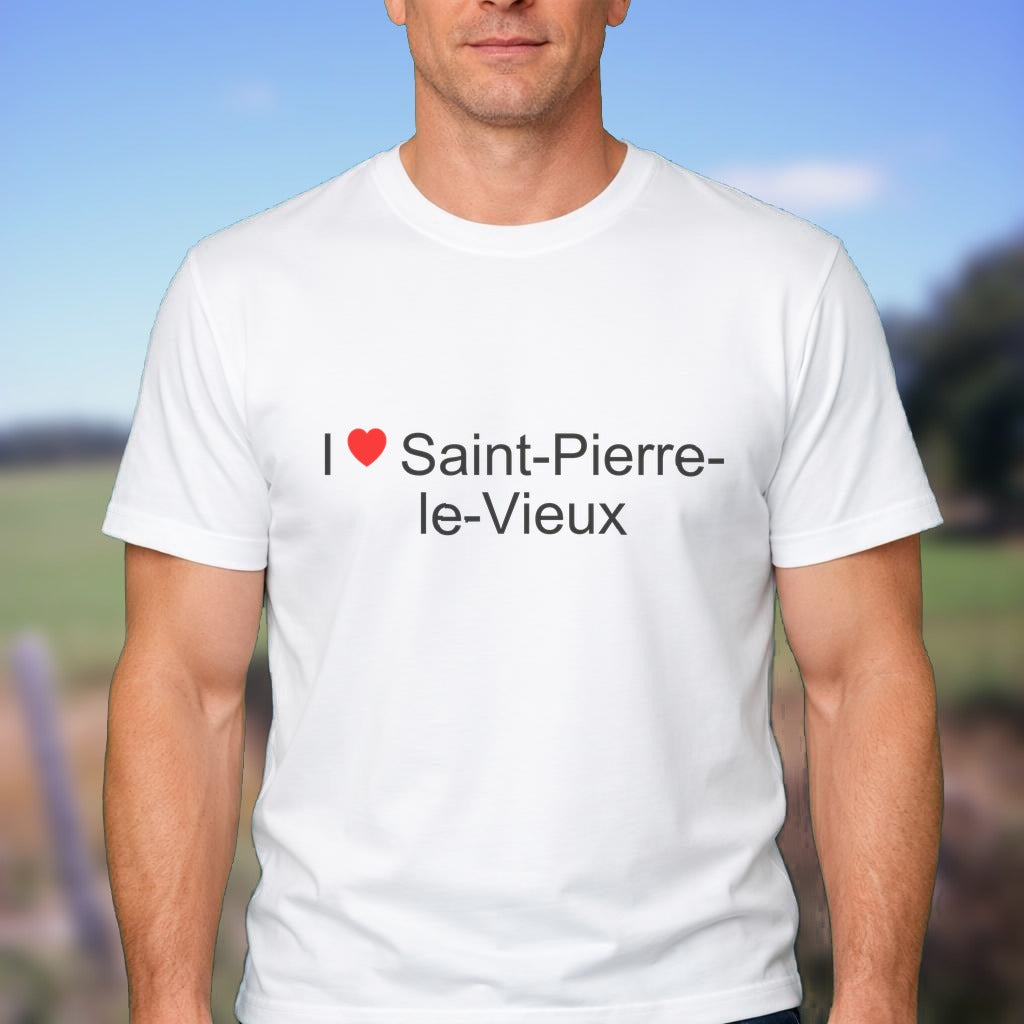 T-shirt I love Saint-Pierre-le-Vieux (48)