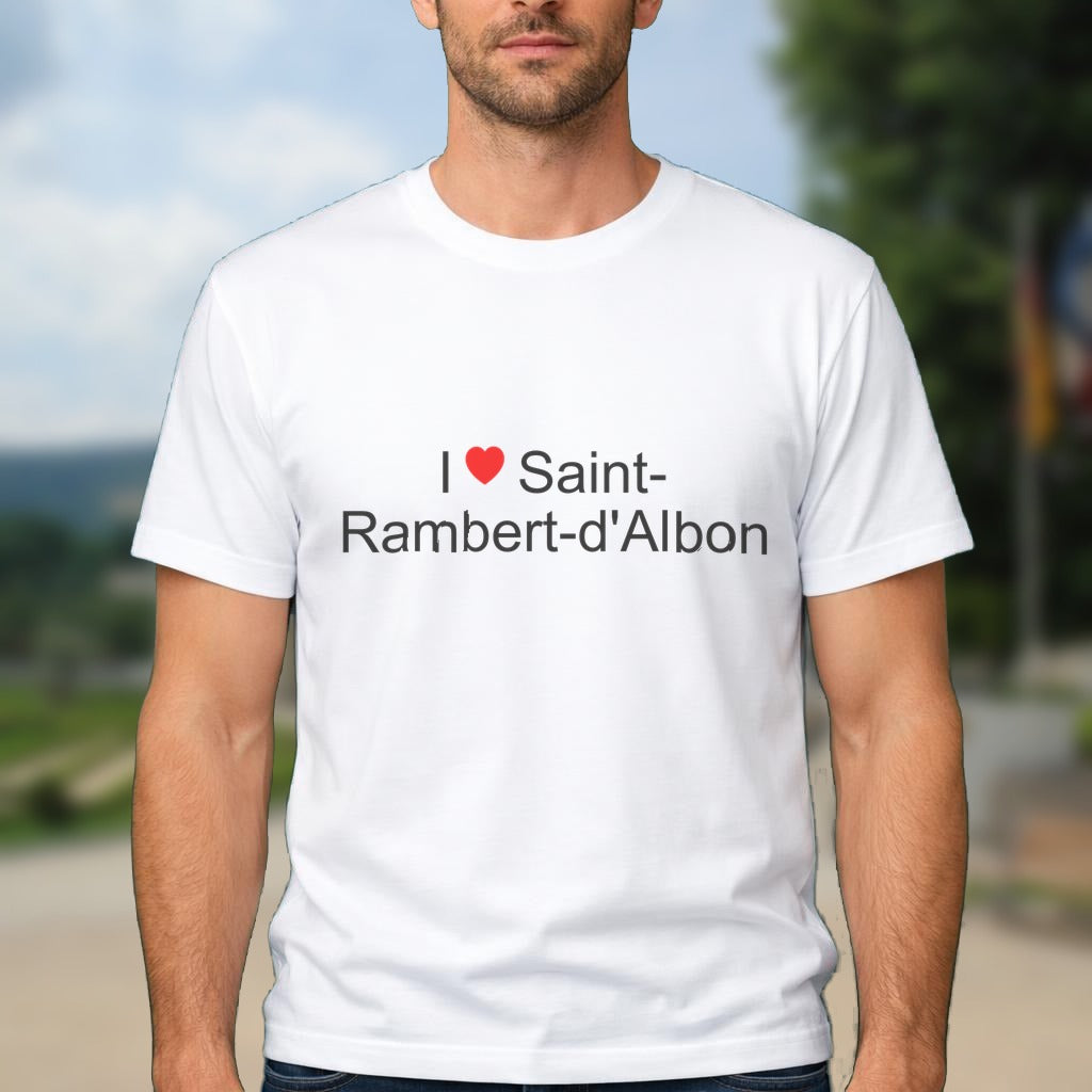 T-shirt I love Saint-Rambert-d'Albon