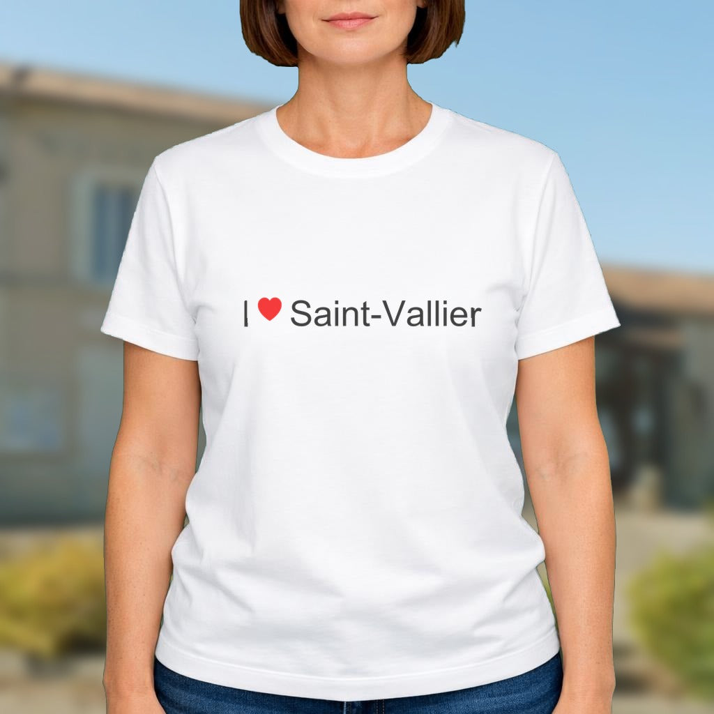 T-shirt I love Saint-Vallier (16)