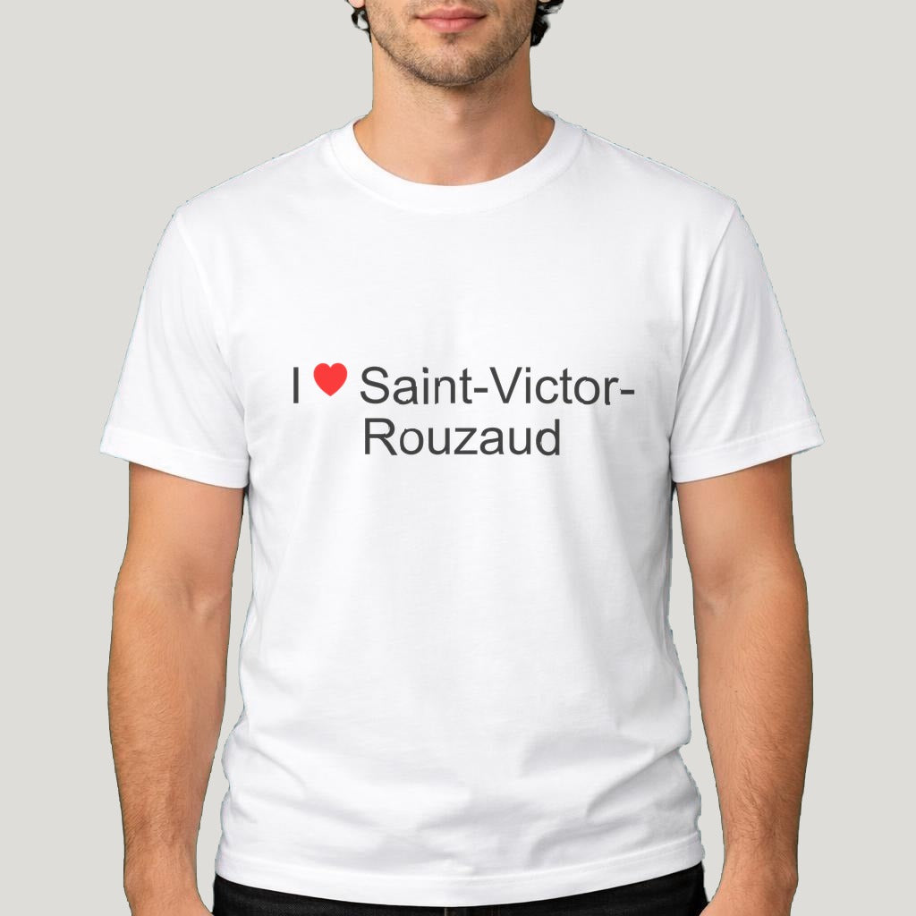 T-shirt I love Saint-Victor-Rouzaud
