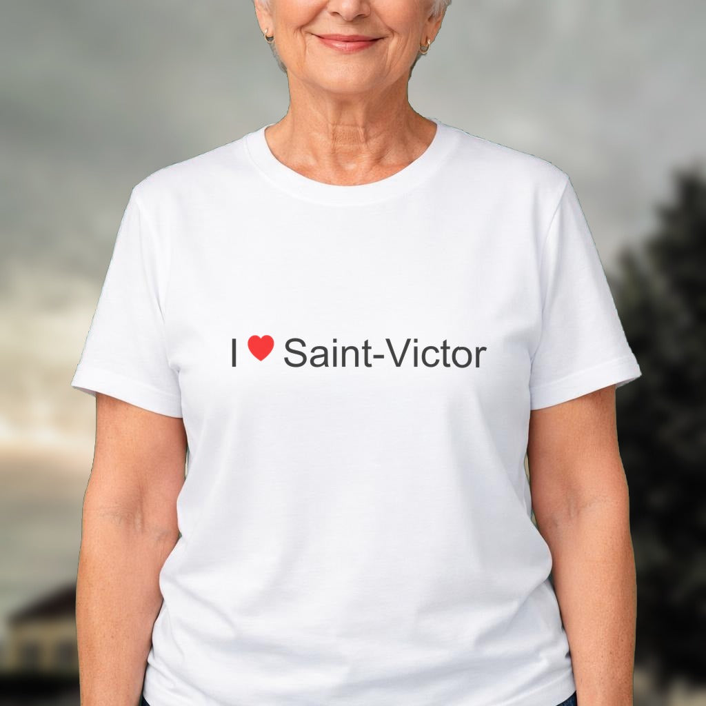 T-shirt I love Saint-Victor