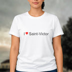 T-shirt I love Saint-Victor