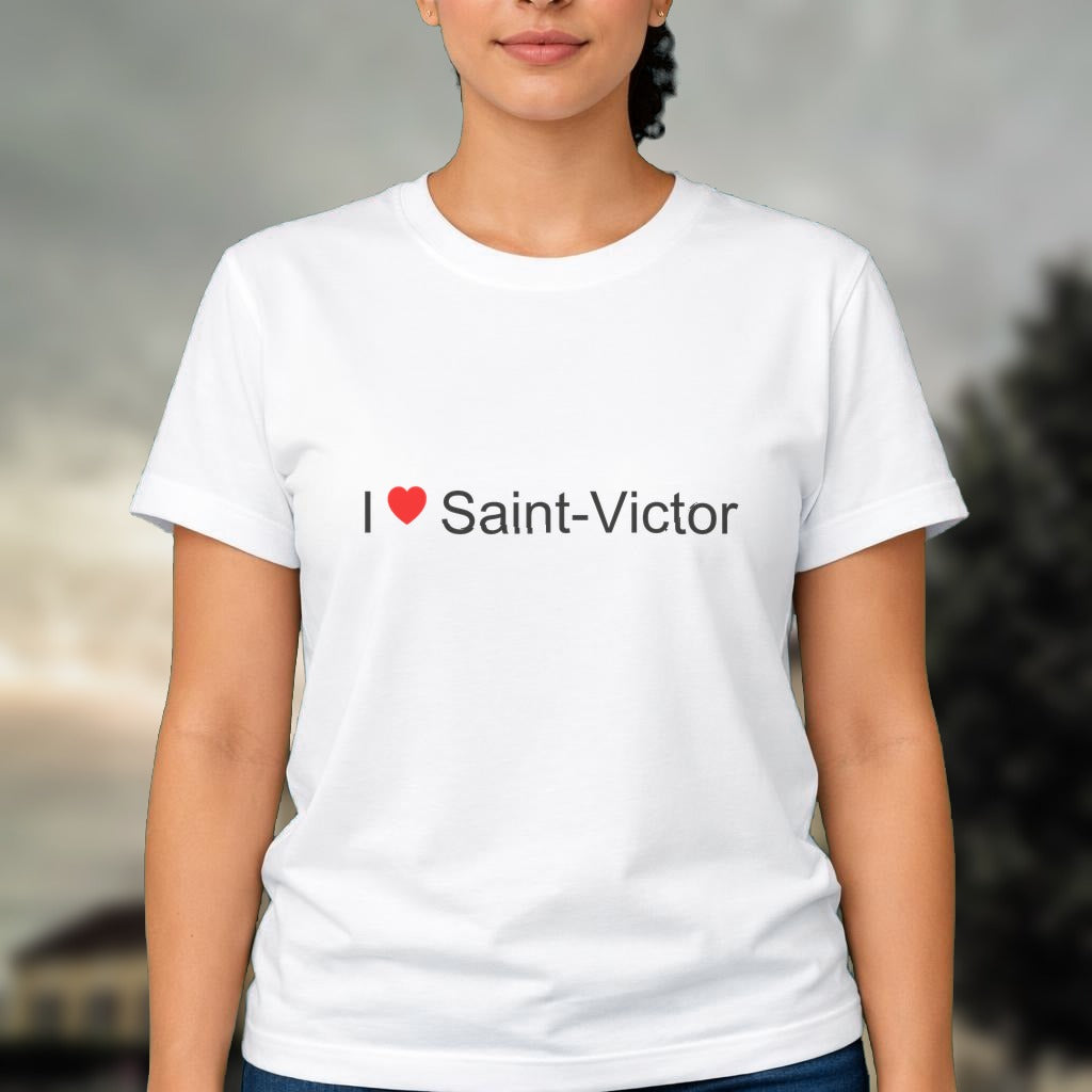T-shirt I love Saint-Victor