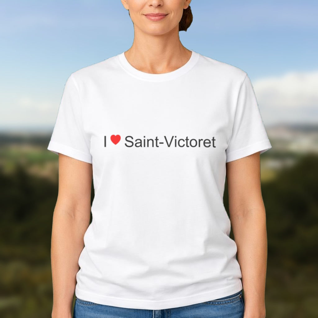 T-shirt I love Saint-Victoret porté