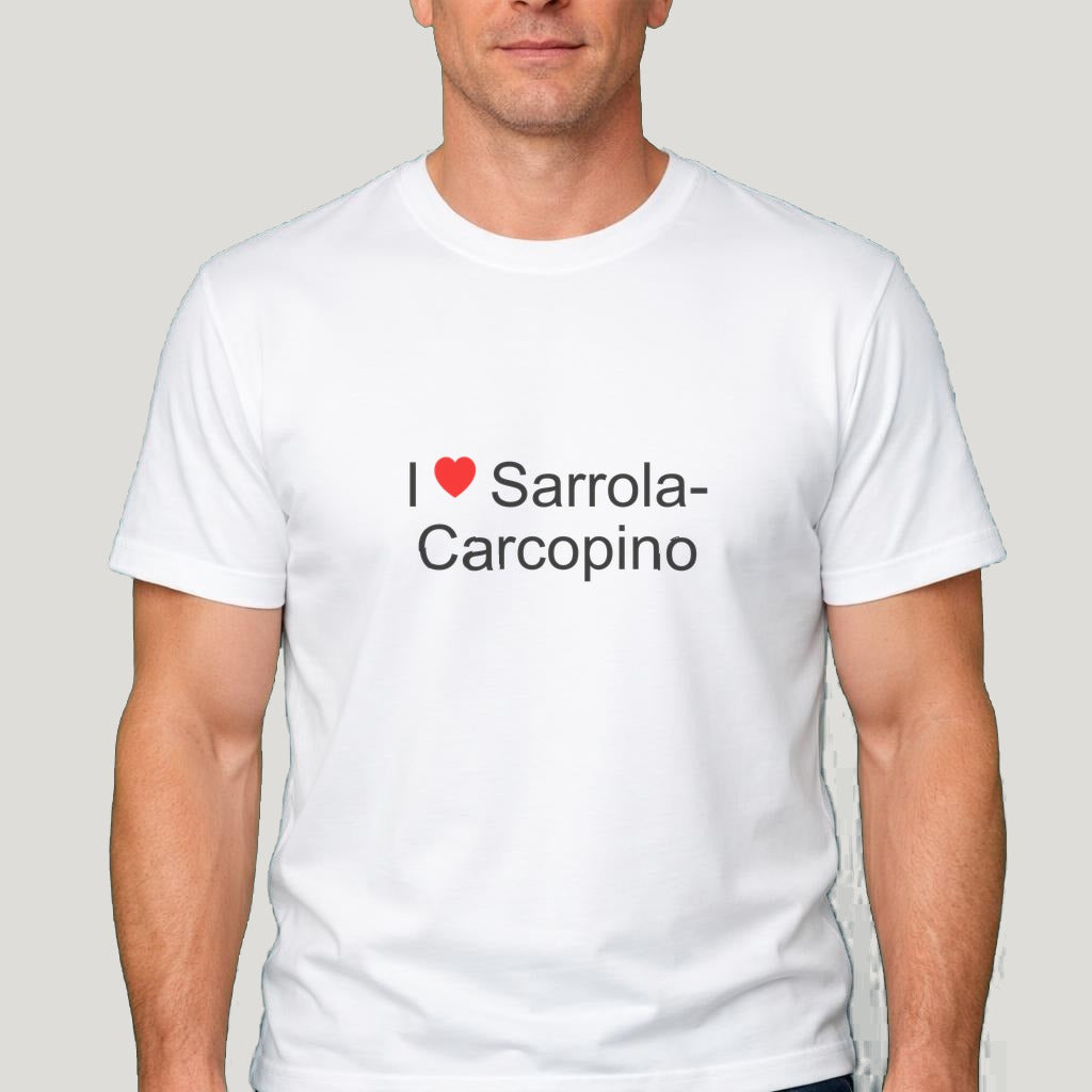 T-shirt I love Sarrola-Carcopino