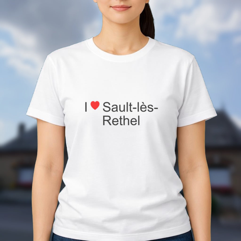 T-shirt I love Sault-lès-Rethel porté