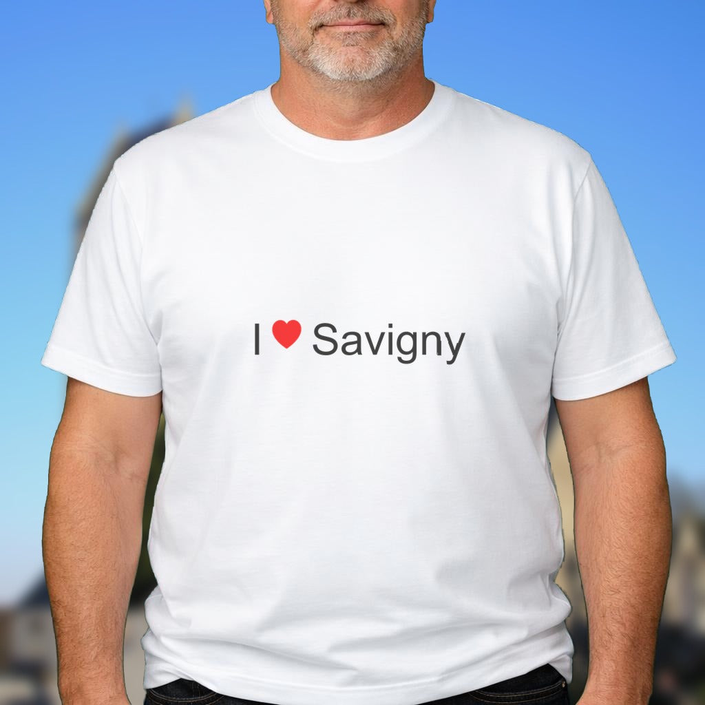 T-shirt I love Savigny (50)