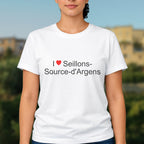 T-shirt I love Seillons-Source-d'Argens
