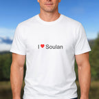 T-shirt I love Soulan porté