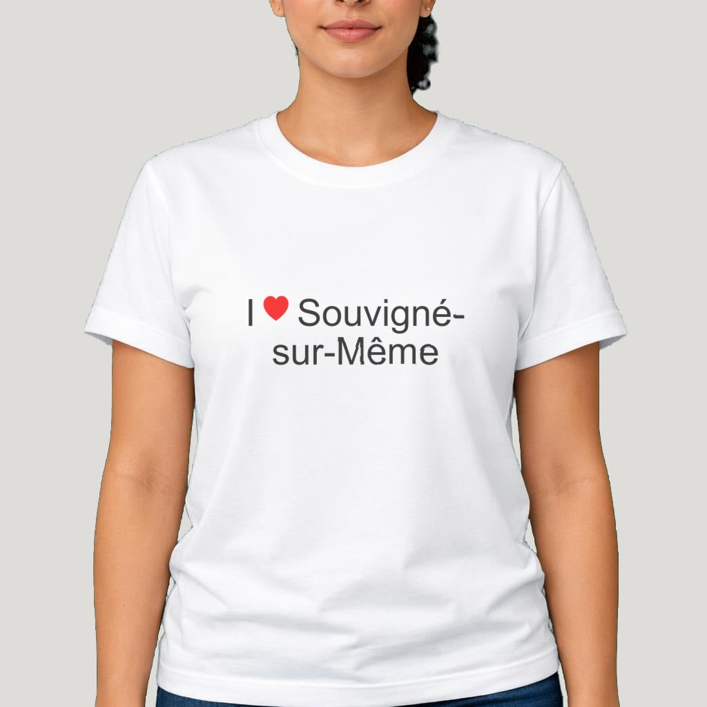 T-shirt I love Souvigné-sur-Même