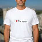 T-shirt I love Tarascon porté