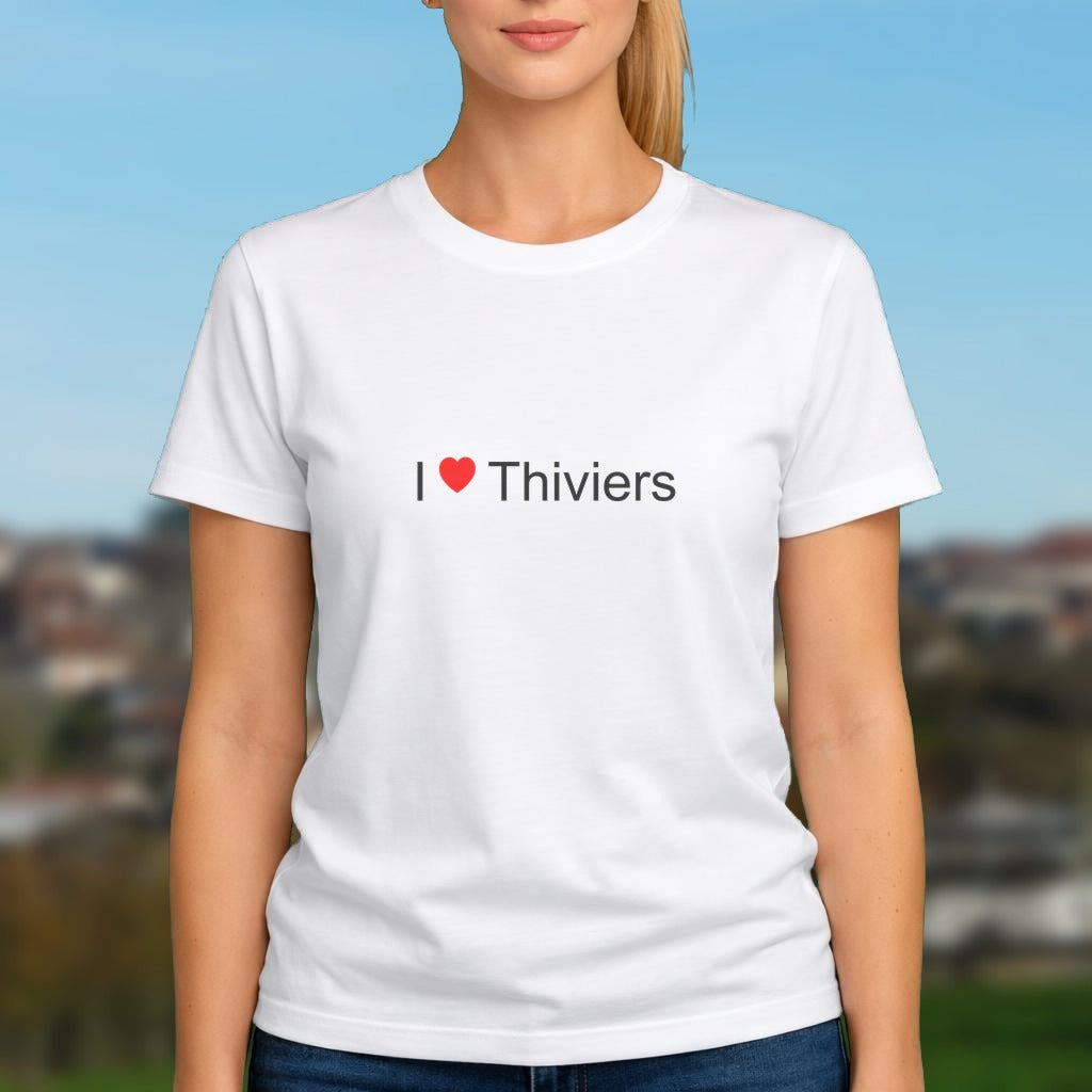 T-shirt I love Thiviers