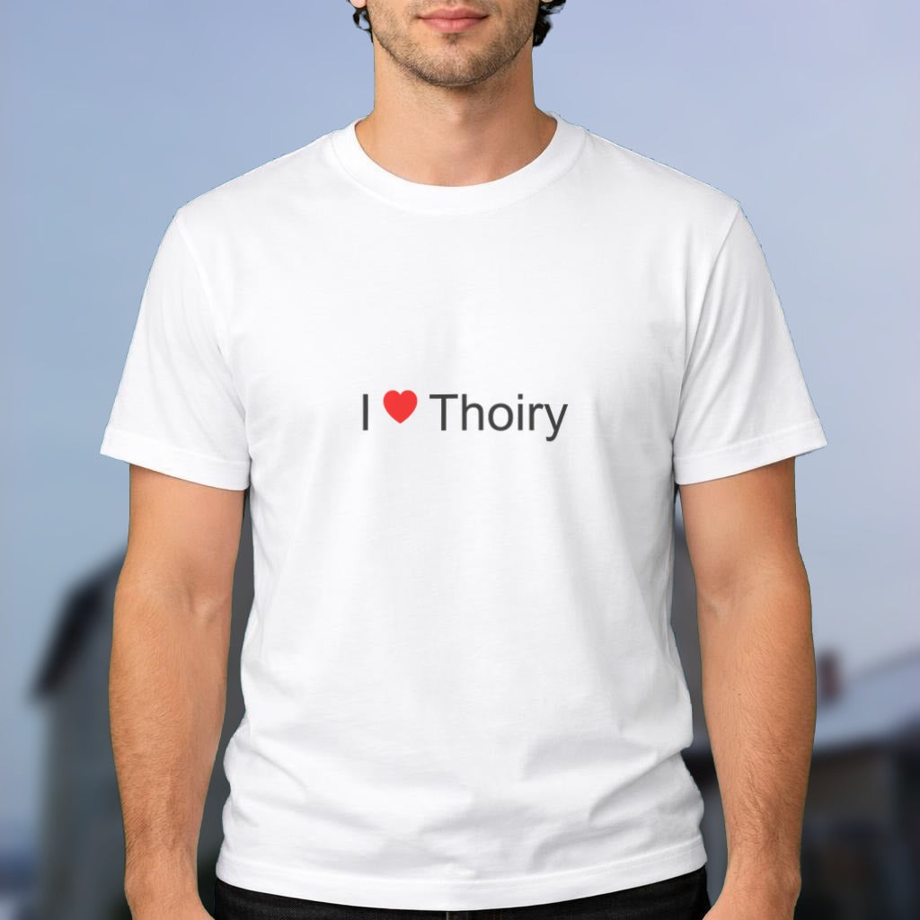 T-shirt I love Thoiry (01) porté