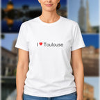 T-shirt I love toulouse - cadeau local Haute-Garonne Citeeshirt (1)