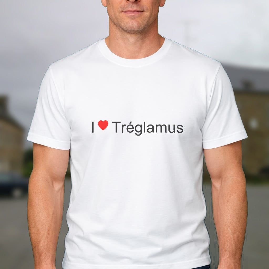 T-shirt I love Tréglamus