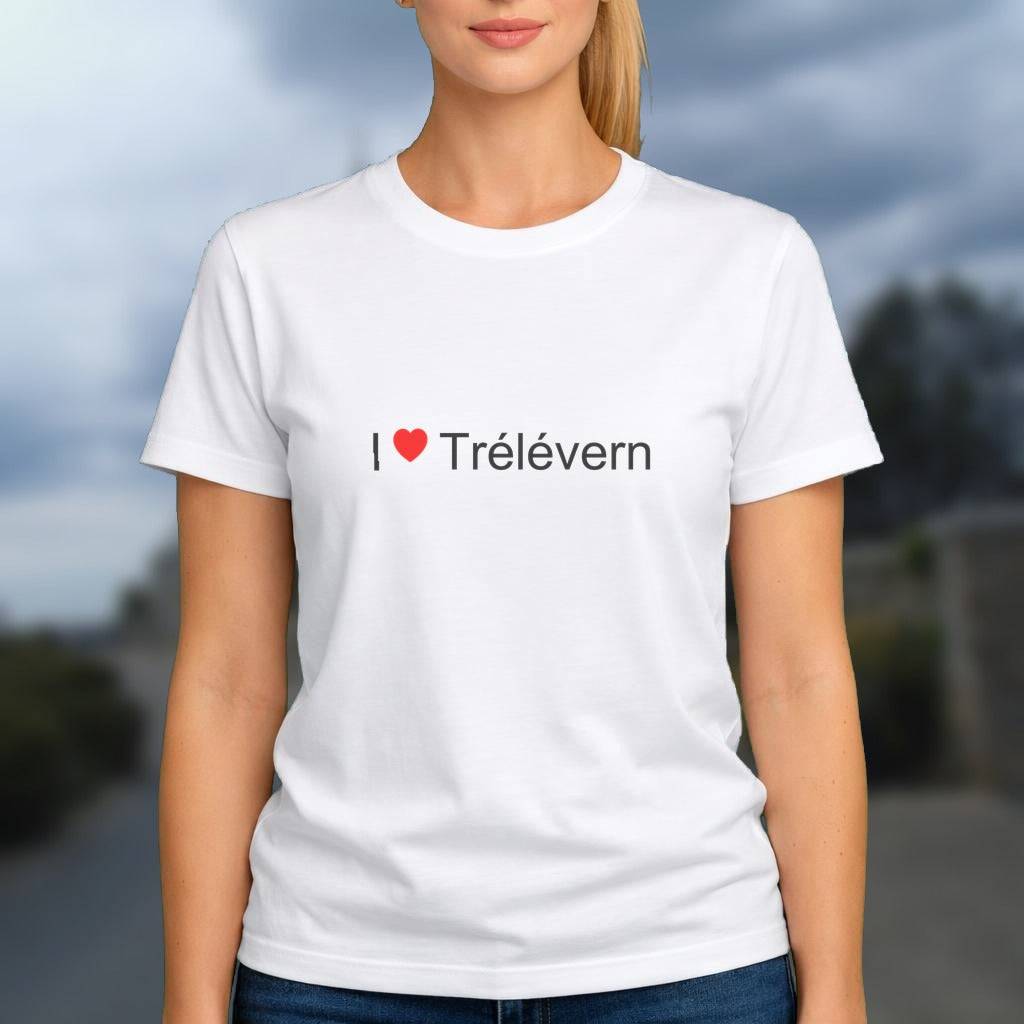 T-shirt I love Trélévern