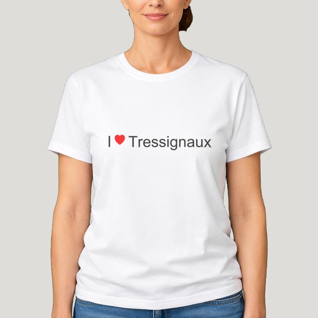 T-shirt I love Tressignaux