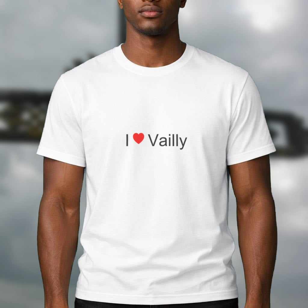 T-shirt I love Vailly (10) porté