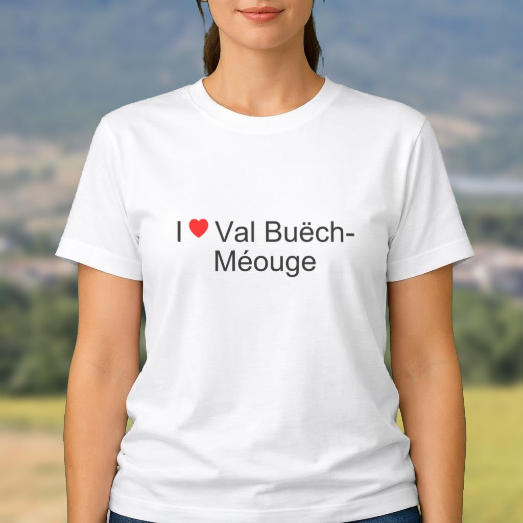 T-shirt I love Val Buëch-Méouge porté