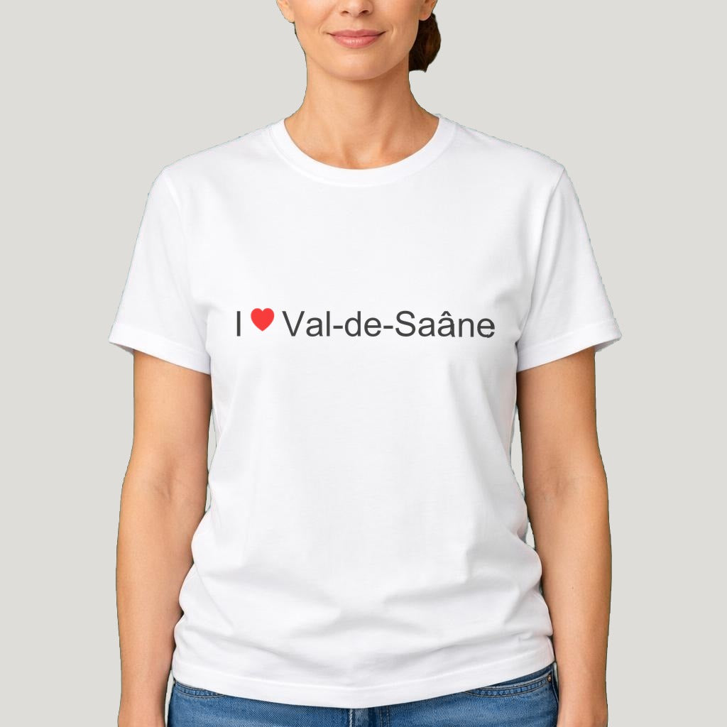 T-shirt I love Val-de-Saâne