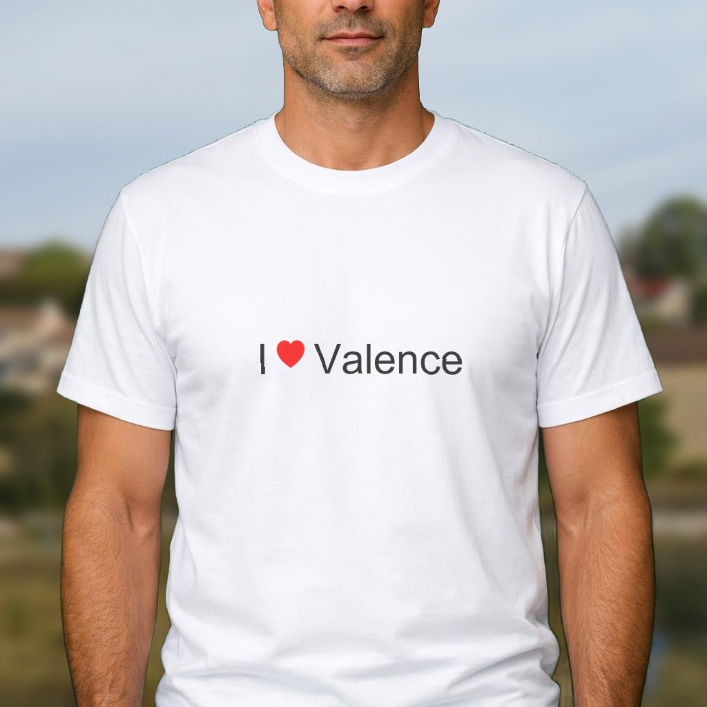 T-shirt I love Valence (16)