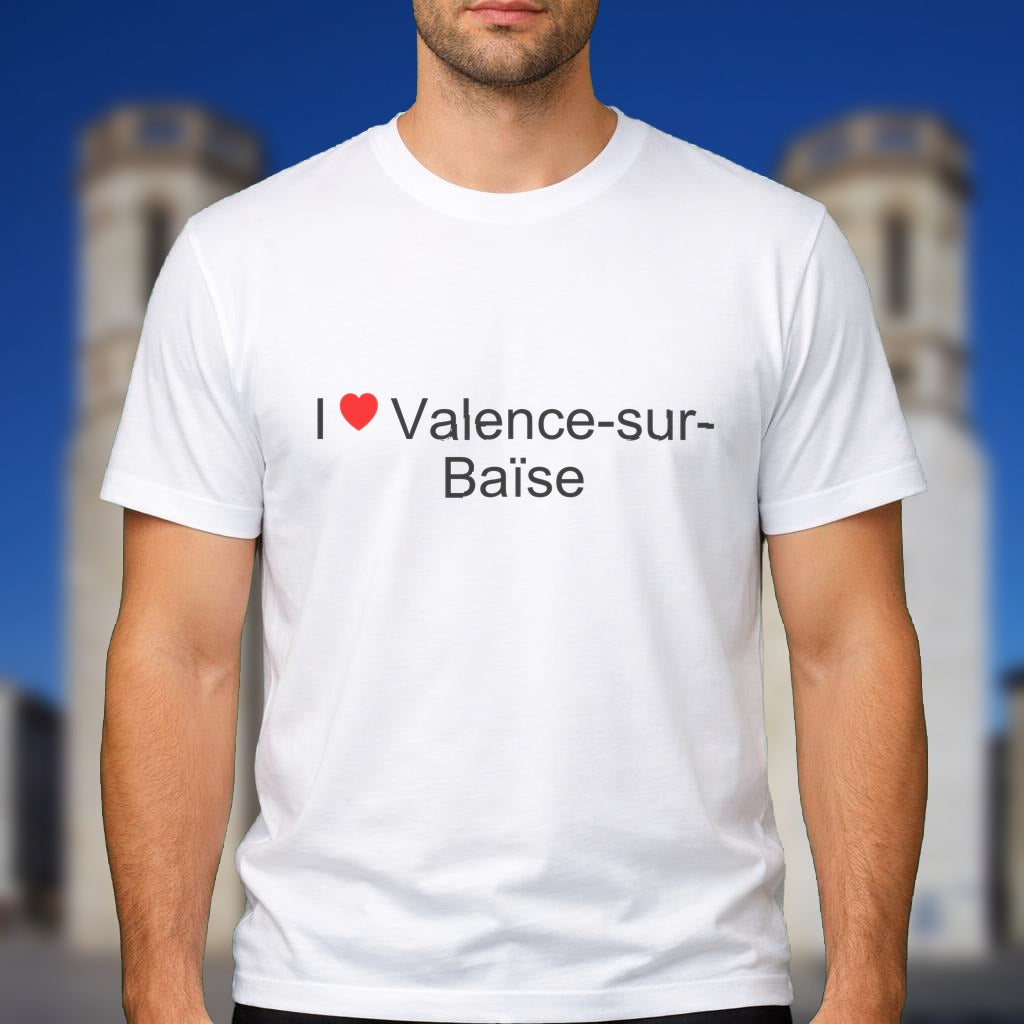 T-shirt I love Valence-sur-Baïse