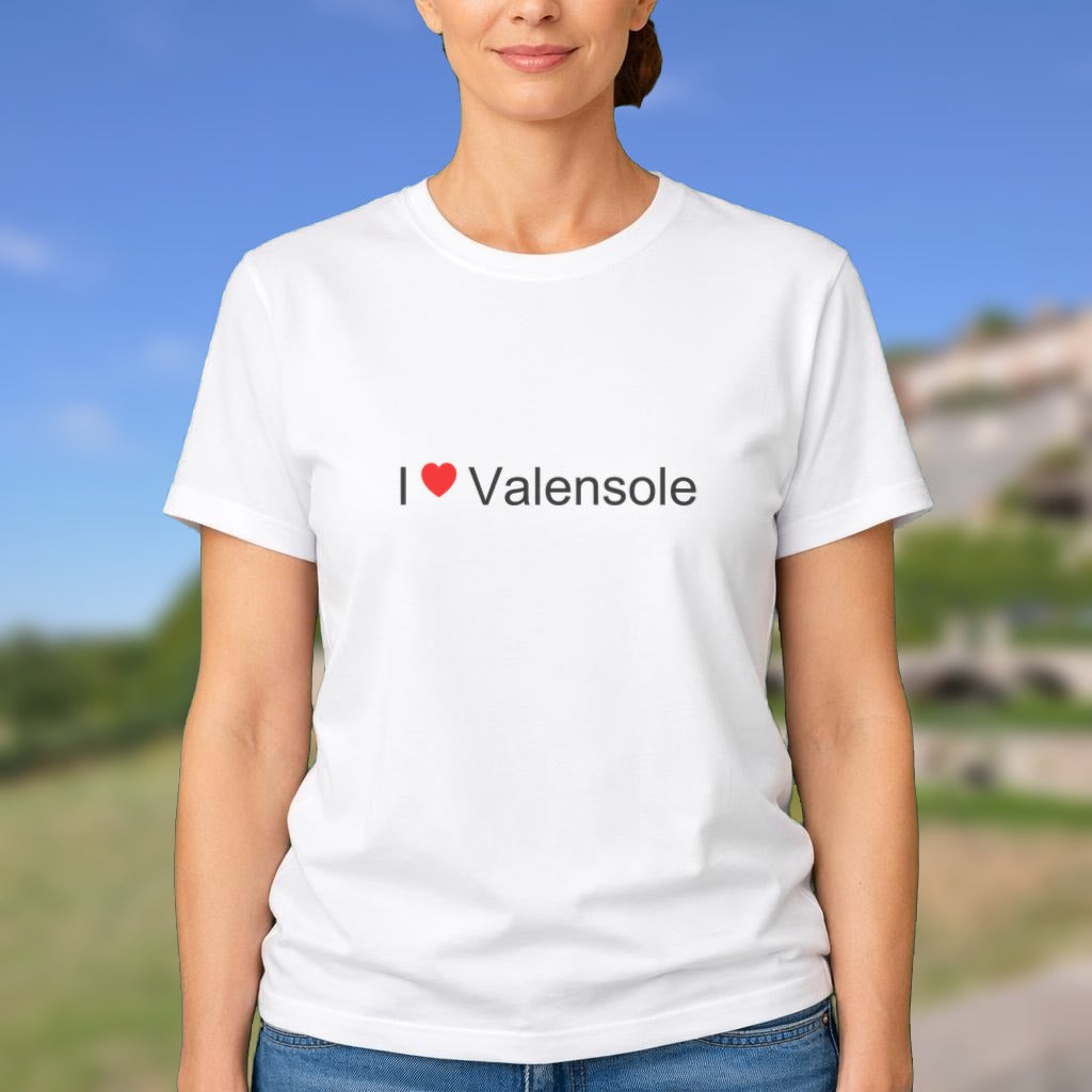 T-shirt I love Valensole porté