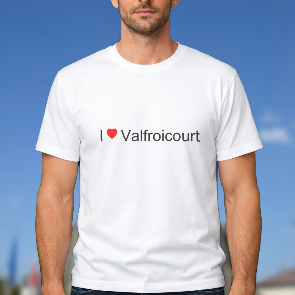 T-shirt I love Valfroicourt