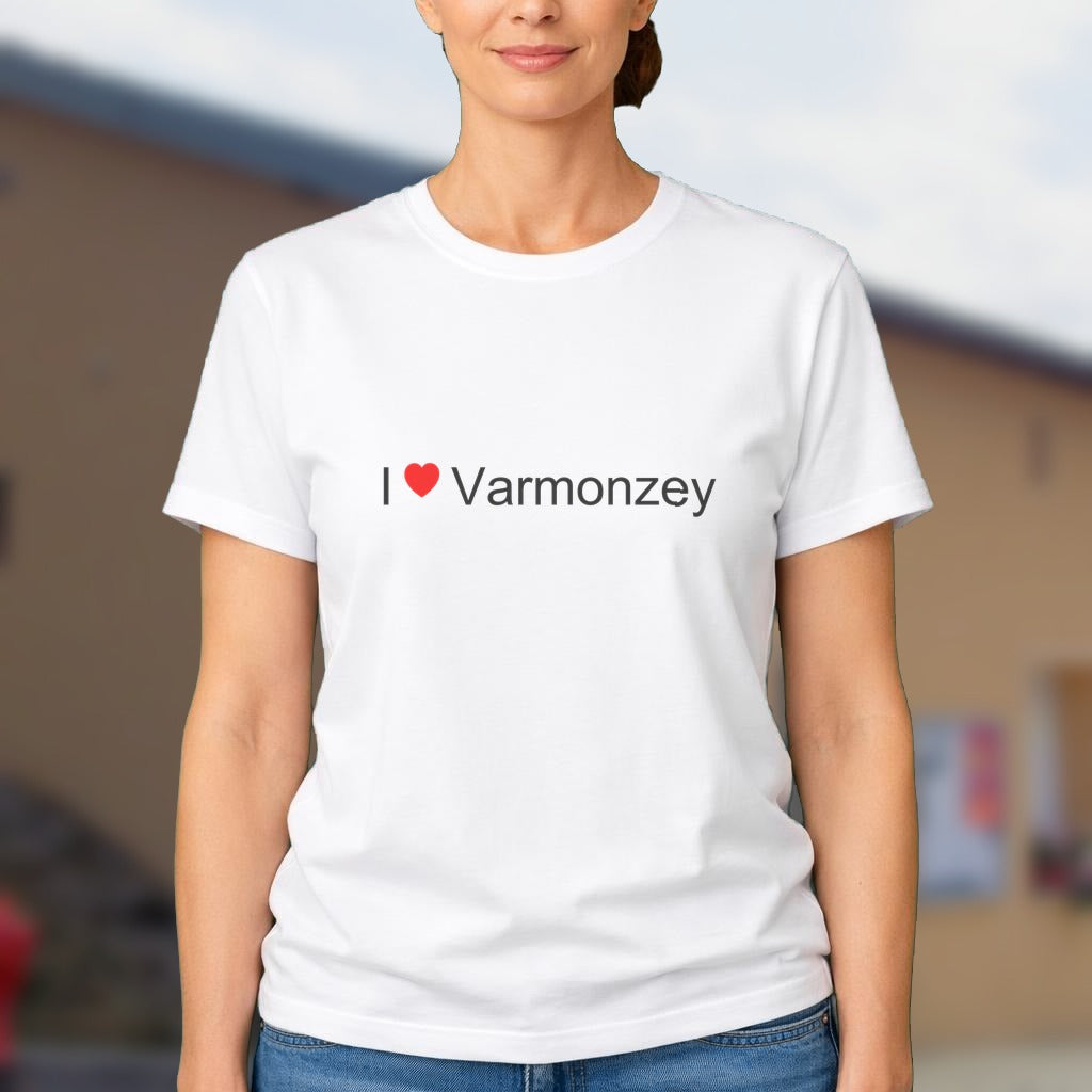 T-shirt I love Varmonzey
