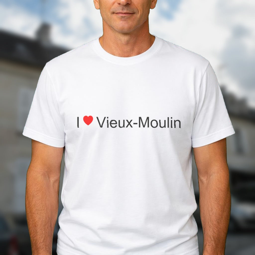 T-shirt I love Vieux-Moulin