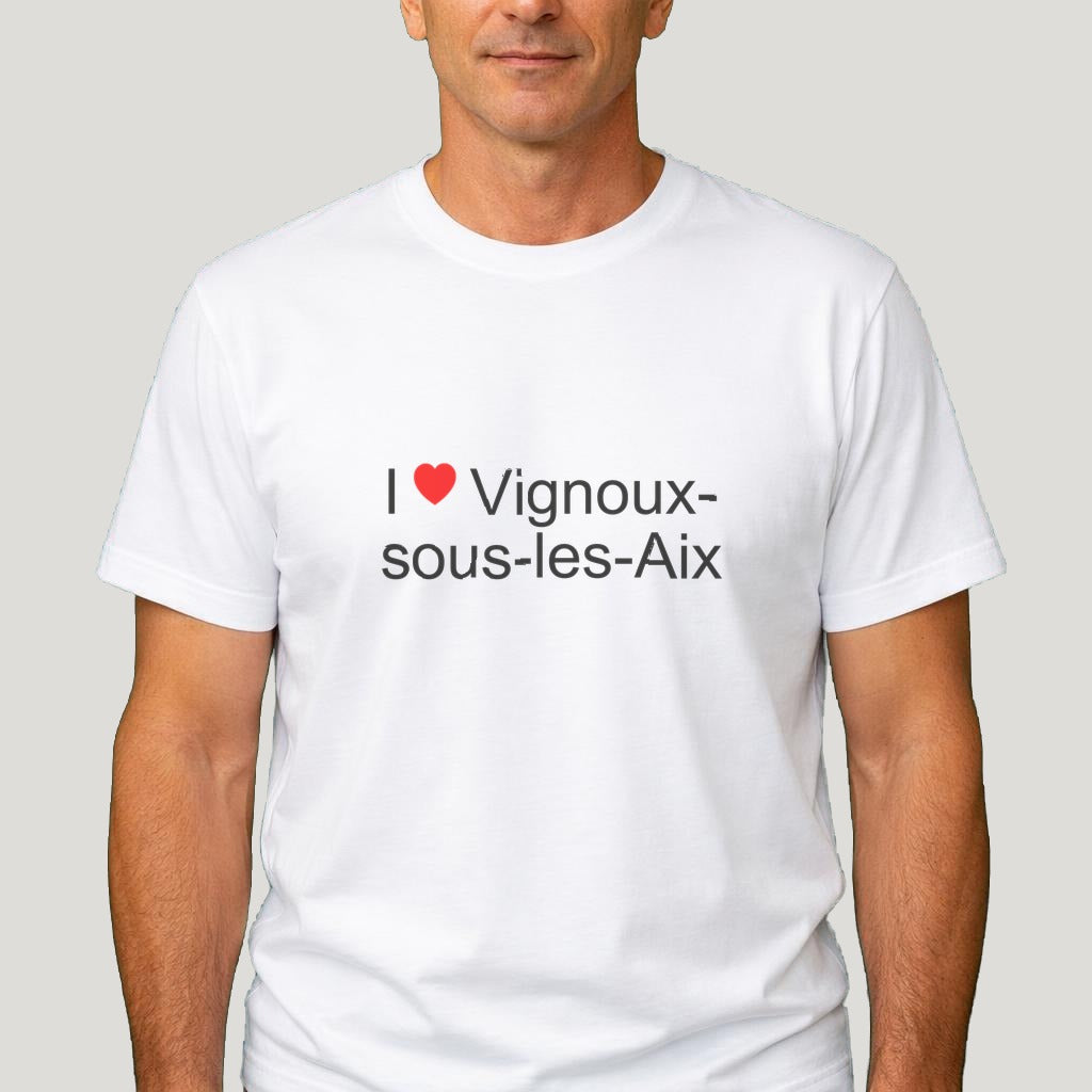 T-shirt I love Vignoux-sous-les-Aix