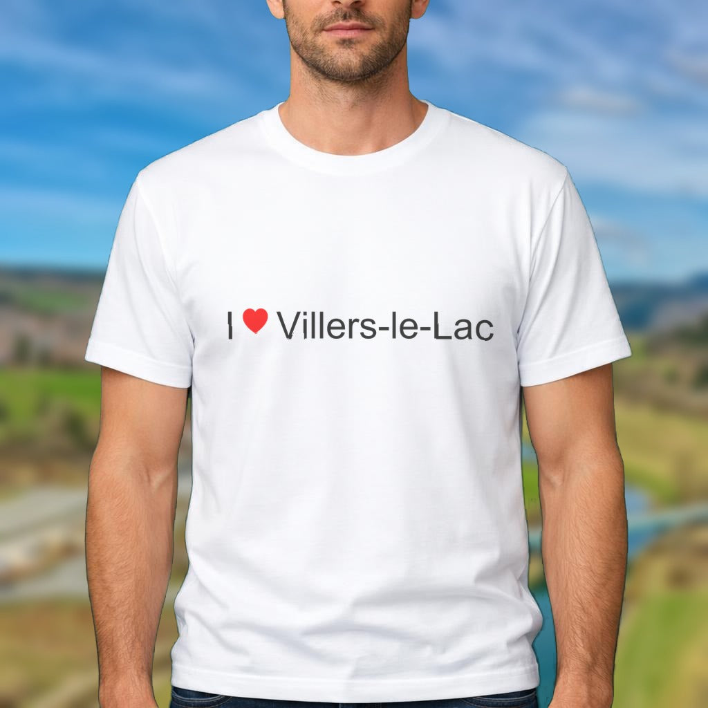 T-shirt I love Villers-le-Lac