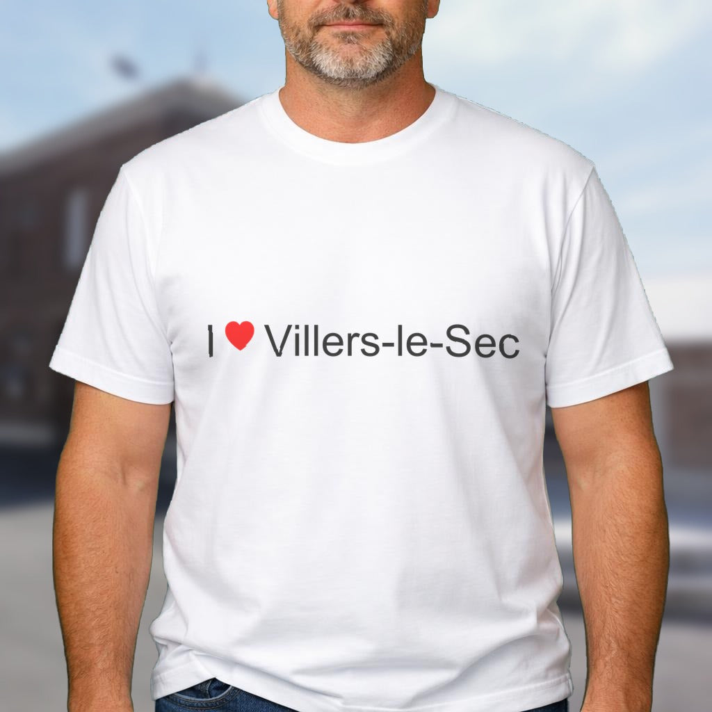 T-shirt I love Villers-le-Sec